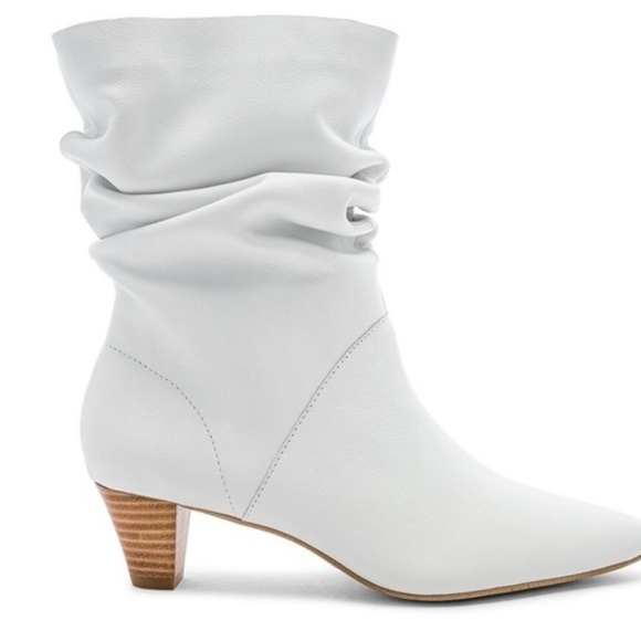 Splendid White Slouchy Mid-Calf Nica Bootie size 10 - Picture 2 of 6